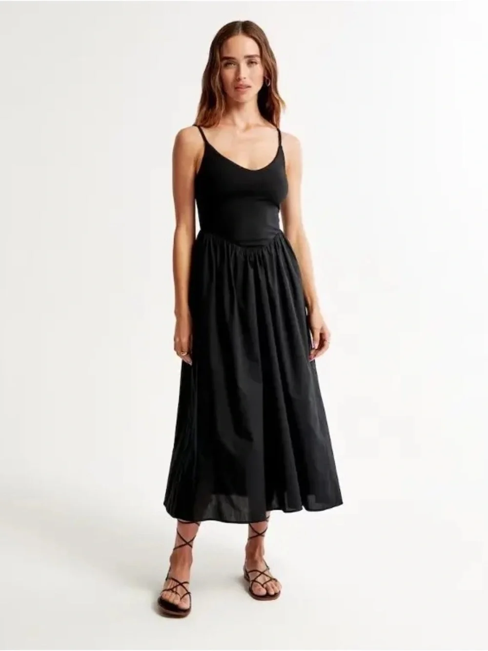 Abercrombie & Fitch Black Maxi Dress